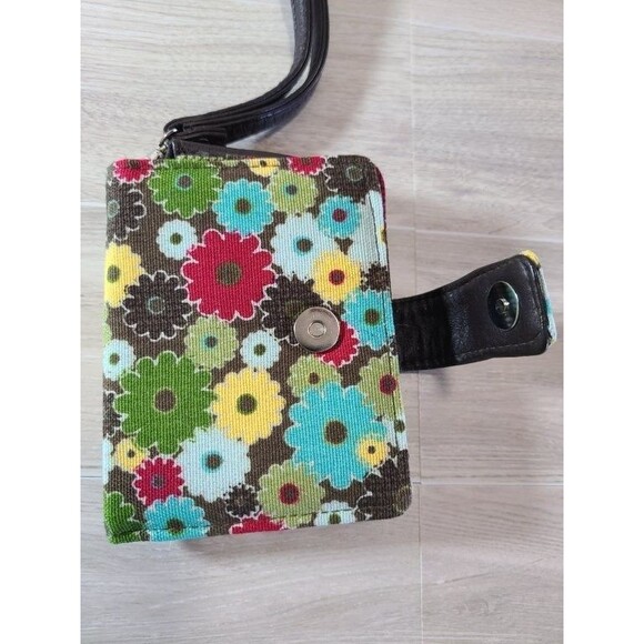 Thirty-One Floral Wristlet Wallet – Zip Pouch with Strap, Compact Organizer - Picture 4 of 6